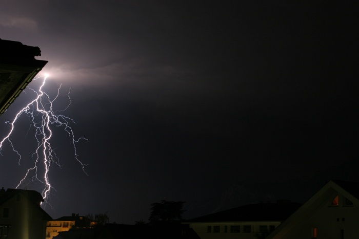 Orage depuis balcon - 021